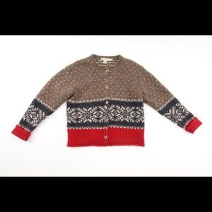 🌼 Eddie Bauer Wool and Alpaca Norwegian Sweater